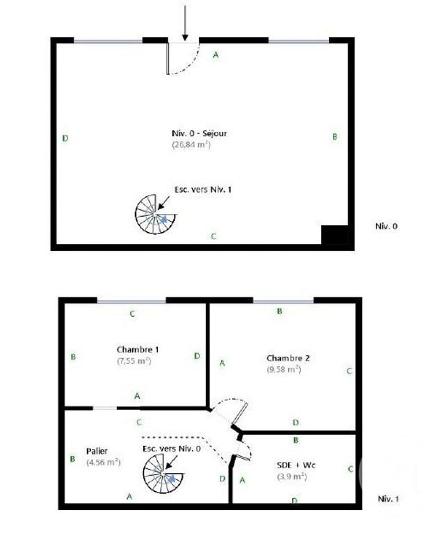 Maison &agrave; vendre - 3 pi&egrave;ces - 52,43 m2 - Le Kremlin Bicetre - 94 - ILE-DE-FRANCE
