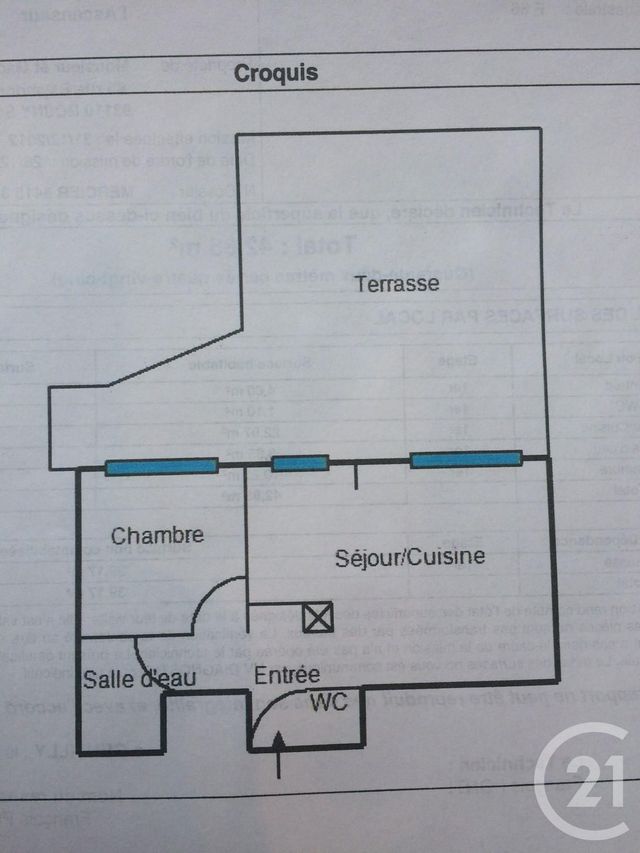 Appartement F2 à louer - 2 pièces - 42,85 m2 - Le Kremlin Bicetre - 94 - ILE-DE-FRANCE