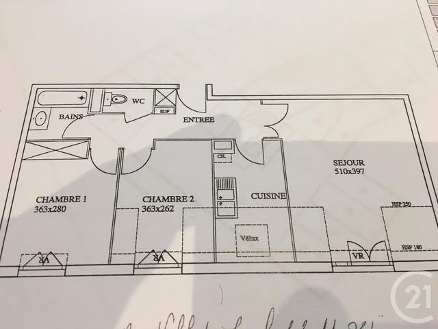 Appartement F3 &agrave; louer - 3 pi&egrave;ces - 60 m2 - Villejuif - 94 - ILE-DE-FRANCE