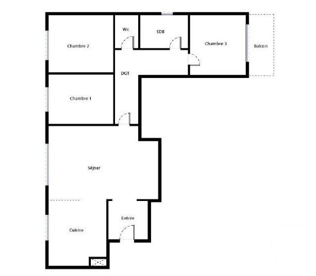 Appartement F4 &agrave; vendre - 4 pi&egrave;ces - 80,48 m2 - Le Kremlin Bicetre - 94 - ILE-DE-FRANCE