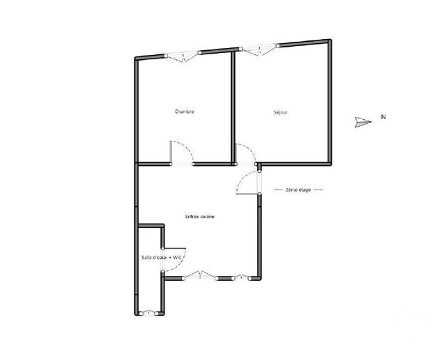 Appartement &agrave; louer - 2 pi&egrave;ces - 31,30 m2 - Le Kremlin Bicetre - 94 - ILE-DE-FRANCE