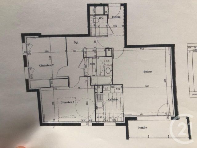 Appartement F3 &agrave; louer - 3 pi&egrave;ces - 67,40 m2 - Le Kremlin Bicetre - 94 - ILE-DE-FRANCE