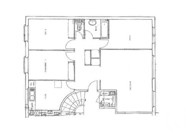 Appartement F4 &agrave; vendre - 4 pi&egrave;ces - 80,97 m2 - Le Kremlin Bicetre - 94 - ILE-DE-FRANCE