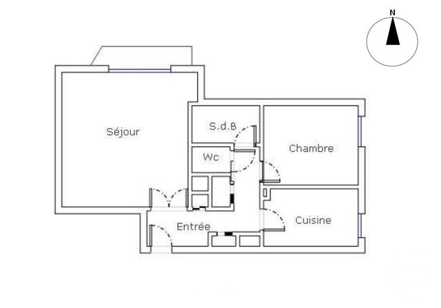 Appartement F2 &agrave; vendre - 2 pi&egrave;ces - 49,34 m2 - Le Kremlin Bicetre - 94 - ILE-DE-FRANCE