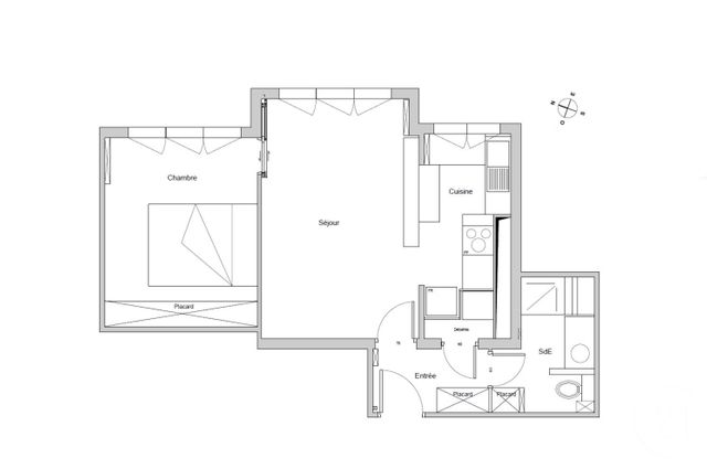 Appartement F2 &agrave; vendre - 2 pi&egrave;ces - 38 m2 - Paris - 75013 - ILE-DE-FRANCE