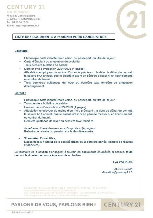 Appartement F2 à louer - 2 pièces - 43,04 m2 - Villejuif - 94 - ILE-DE-FRANCE