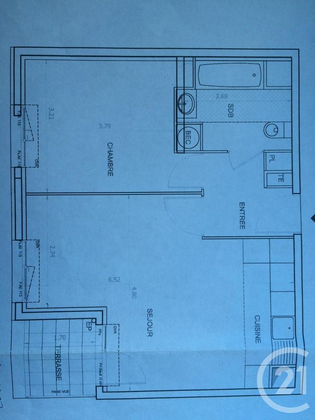 Appartement F2 &agrave; louer - 2 pi&egrave;ces - 49,51 m2 - Villejuif - 94 - ILE-DE-FRANCE